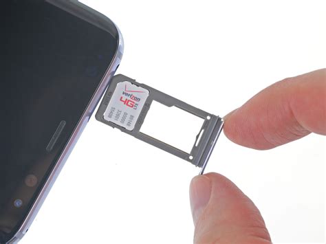 Samsung Galaxy S8 Plus SIM Card or SD Card Replacement .